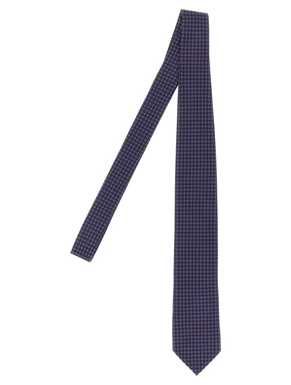 Patterned silk tie #1