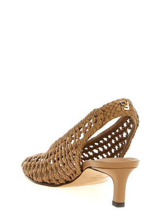 Braided slingback #