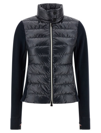 Padded vest sweatshirt