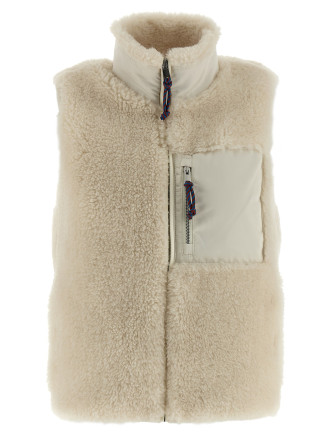 'Colorblock Highpile' vest