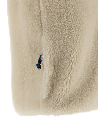 'Colorblock Highpile' vest #