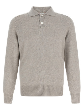 Cashmere polo shirt