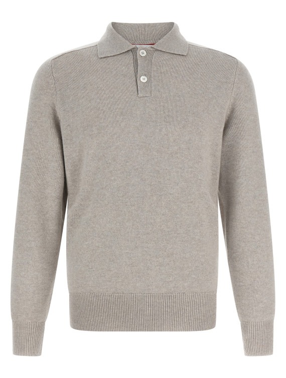 Cashmere polo shirt #1