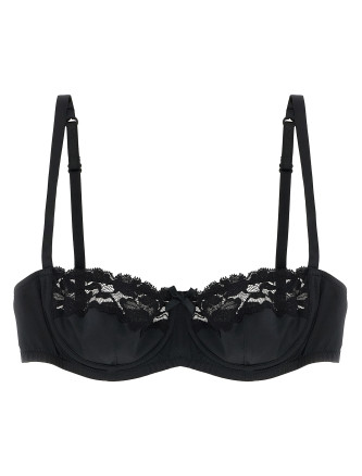 Bra in silk and lace