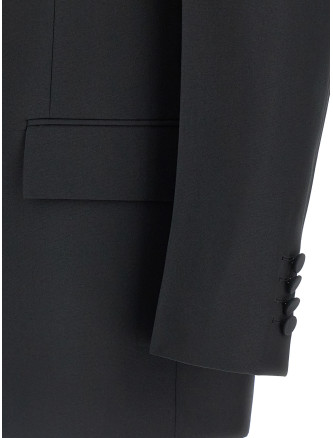 Double-breasted technical Panama blazer #