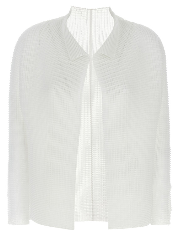 'Wooly Pleats' cardigan #1