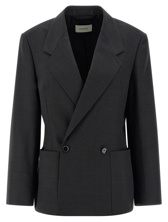 Double-breasted tailored blazer #1