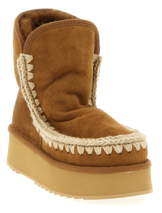 'Platform boot' ankle boots #