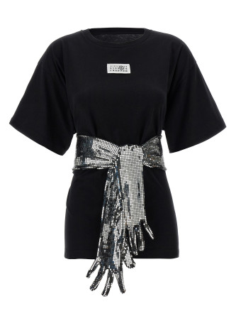 Sequin gloves T-shirt