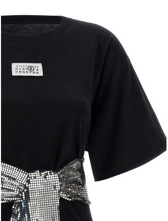 Sequin gloves T-shirt #