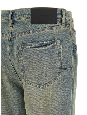 'P026 Dirty Fade Rip Boot' jeans #