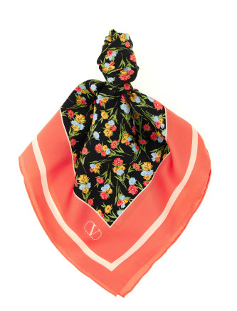'Apres l'Hivier' print scarf