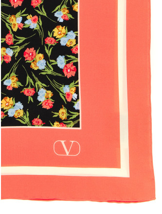 'Apres l'Hivier' print scarf #