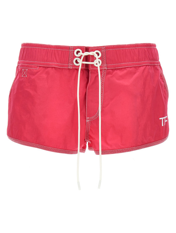 Logo nylon shorts #1