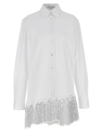 Rhinestone shirt dress