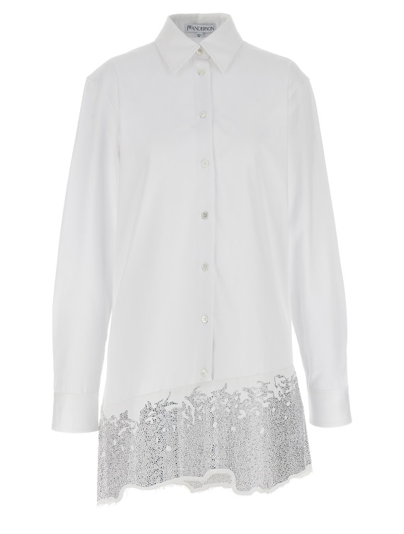 Rhinestone shirt dress #1