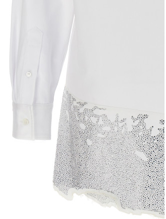 Rhinestone shirt dress #