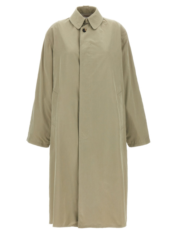 Single-breasted trench coat #1