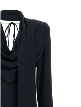 'Satin Maxi Drapy' dress #