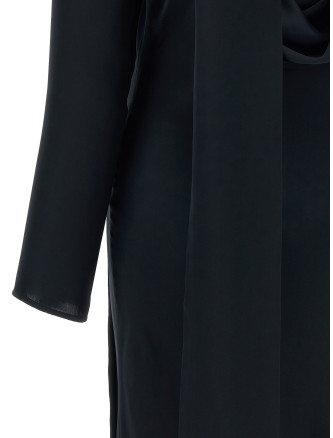 'Satin Maxi Drapy' dress #