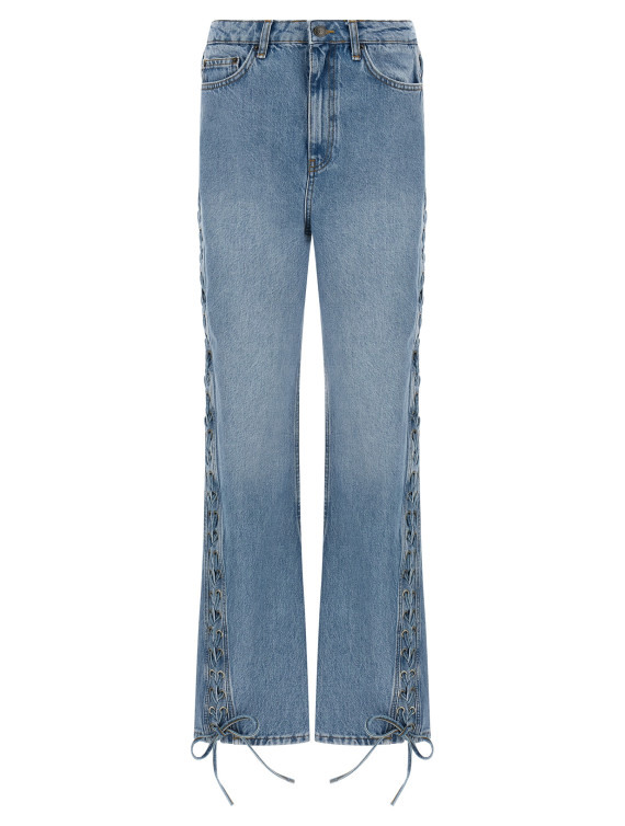 'Twisted lacing' jeans #1