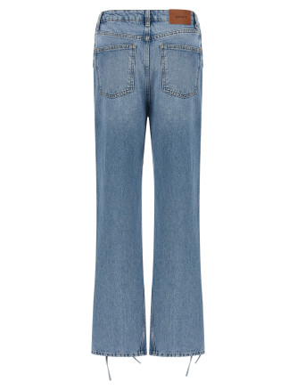 'Twisted lacing' jeans #