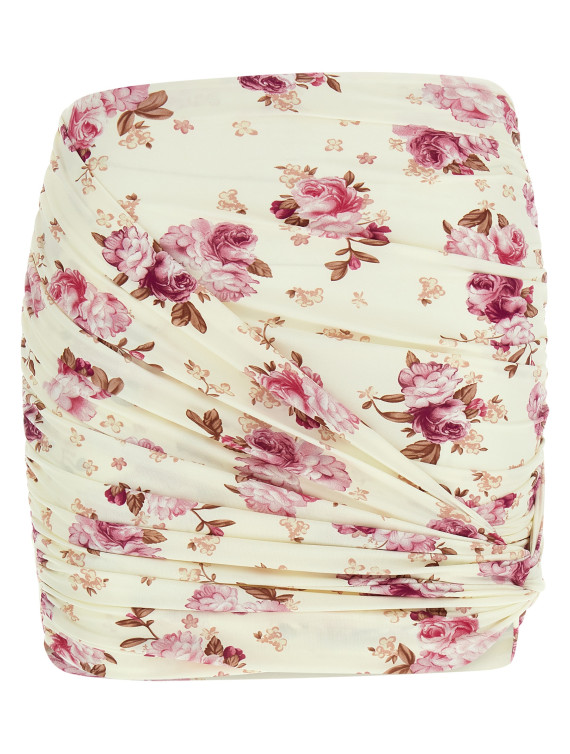 Floral print 'RE26' skirt (615426CREAM) #1