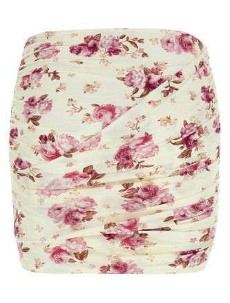 Floral print 'RE26' skirt (615426CREAM) #