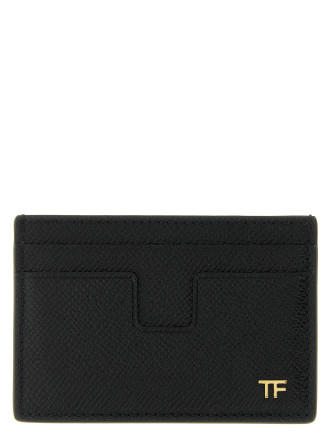 Small grain leather cardholder