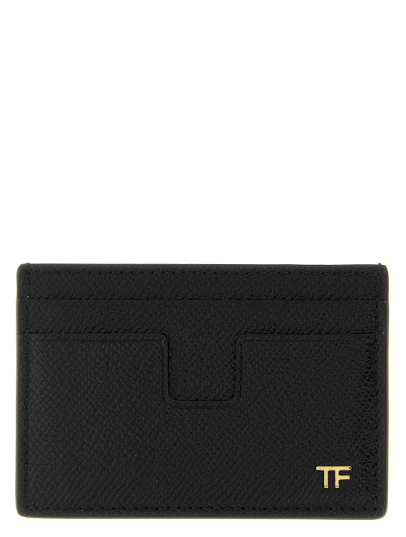 Small grain leather cardholder #1