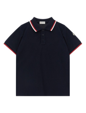 Tricolor polo shirt