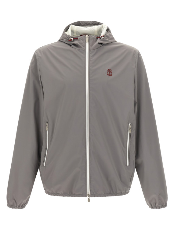 Logo embroidery windbreaker #1