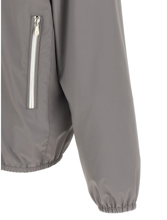 Logo embroidery windbreaker #