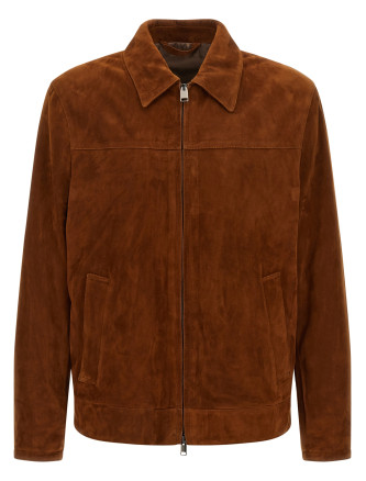 Suede blouson