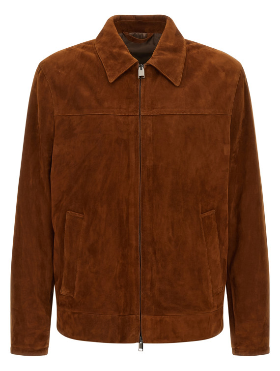 Suede blouson #1