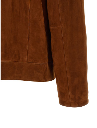 Suede blouson #