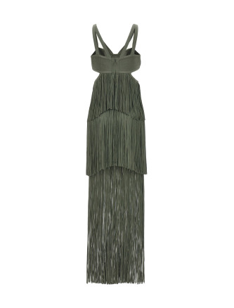 'Strappy Tiered Fringe' dress #