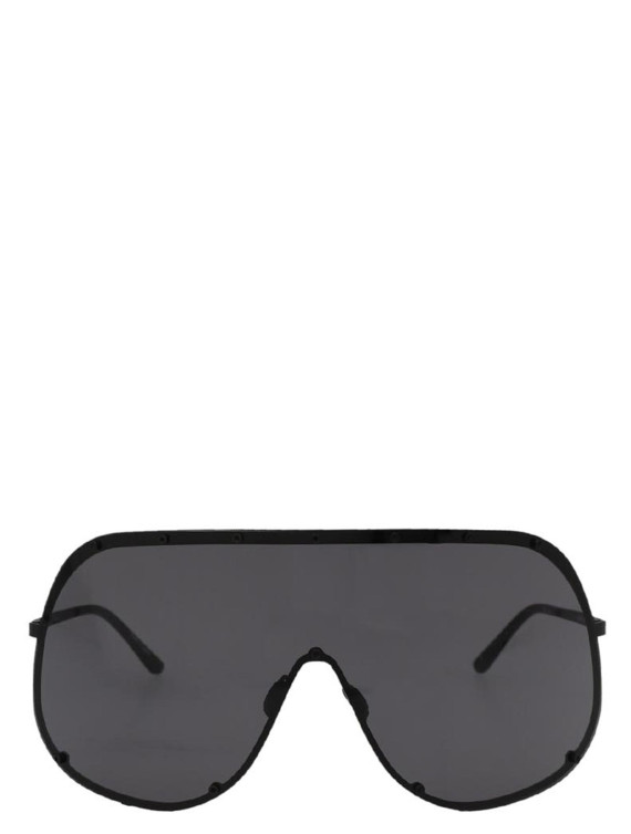 Солнцезащитные очки RICK OWENS 'Shield' (RG0000006GBLKB0909) #1