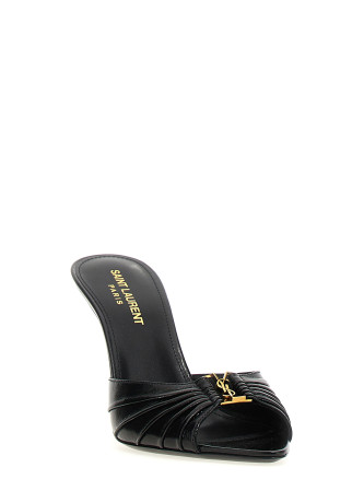 Босоножки на высоком каблуке SAINT LAURENT 'Babylone' (799606AAC4K1000) #