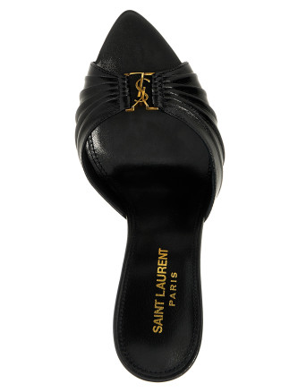 Босоножки на высоком каблуке SAINT LAURENT 'Babylone' (799606AAC4K1000) #