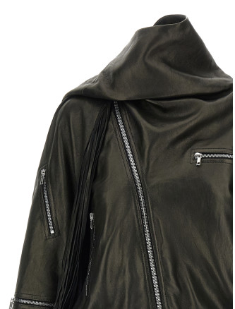 'Cropped Scarf Flight' jacket #