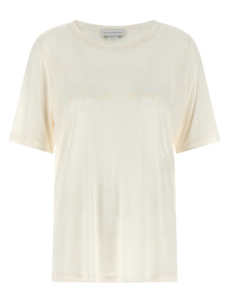 Beads embroidery t-shirt