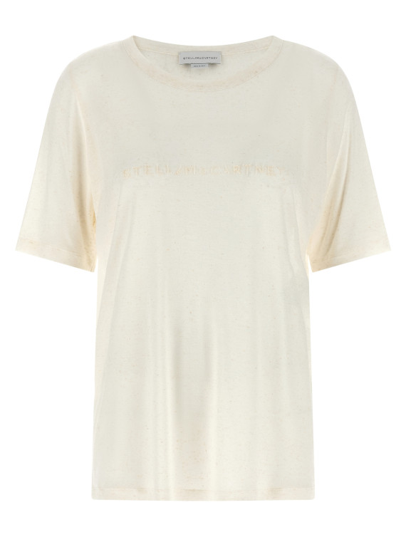 Beads embroidery t-shirt #1