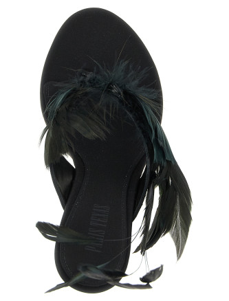 'Lidia Feather Thong' mules #