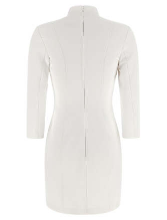 Logo dress with elastic bands #