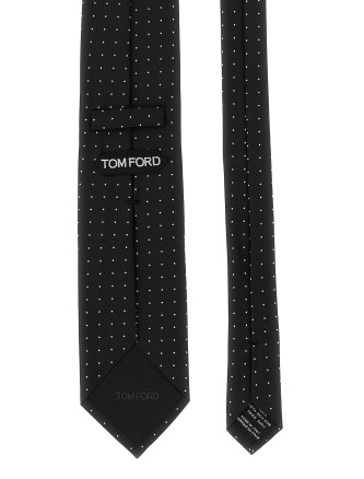 Micro polka dot tie #