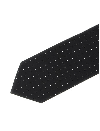 Micro polka dot tie #