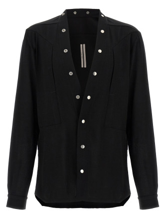 Рубашка, блузка RICK OWENS 'Larry Fogpocket'