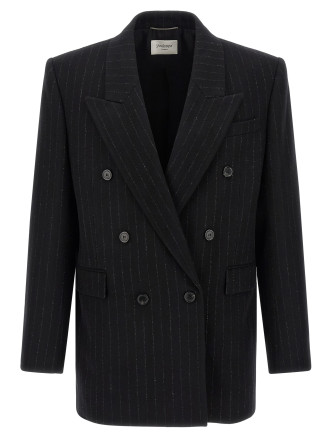 Блейзер SAINT LAURENT Pinstripe blazer