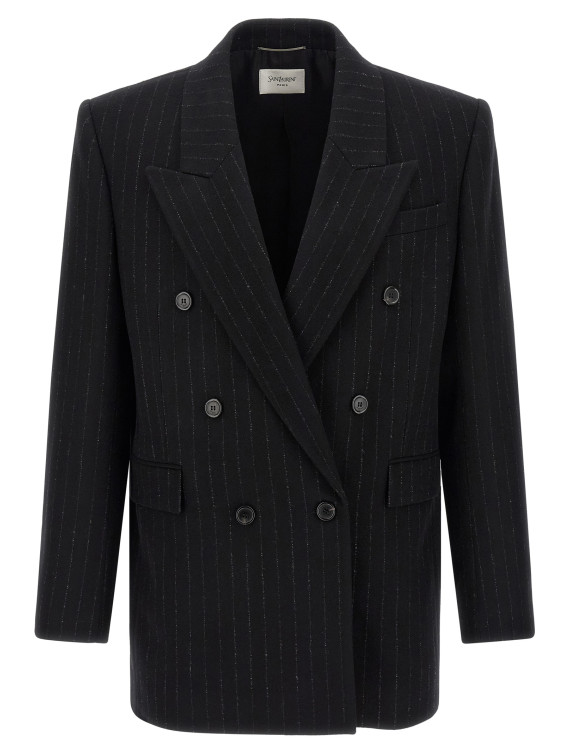 Блейзер SAINT LAURENT Pinstripe blazer (835102Y1M101095) #1